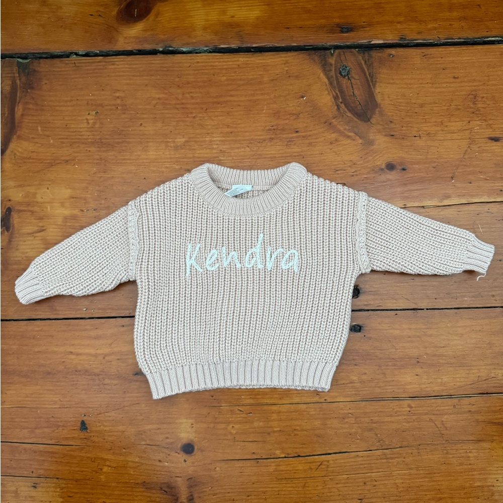 Personalized Knit Sweater "Kendra"